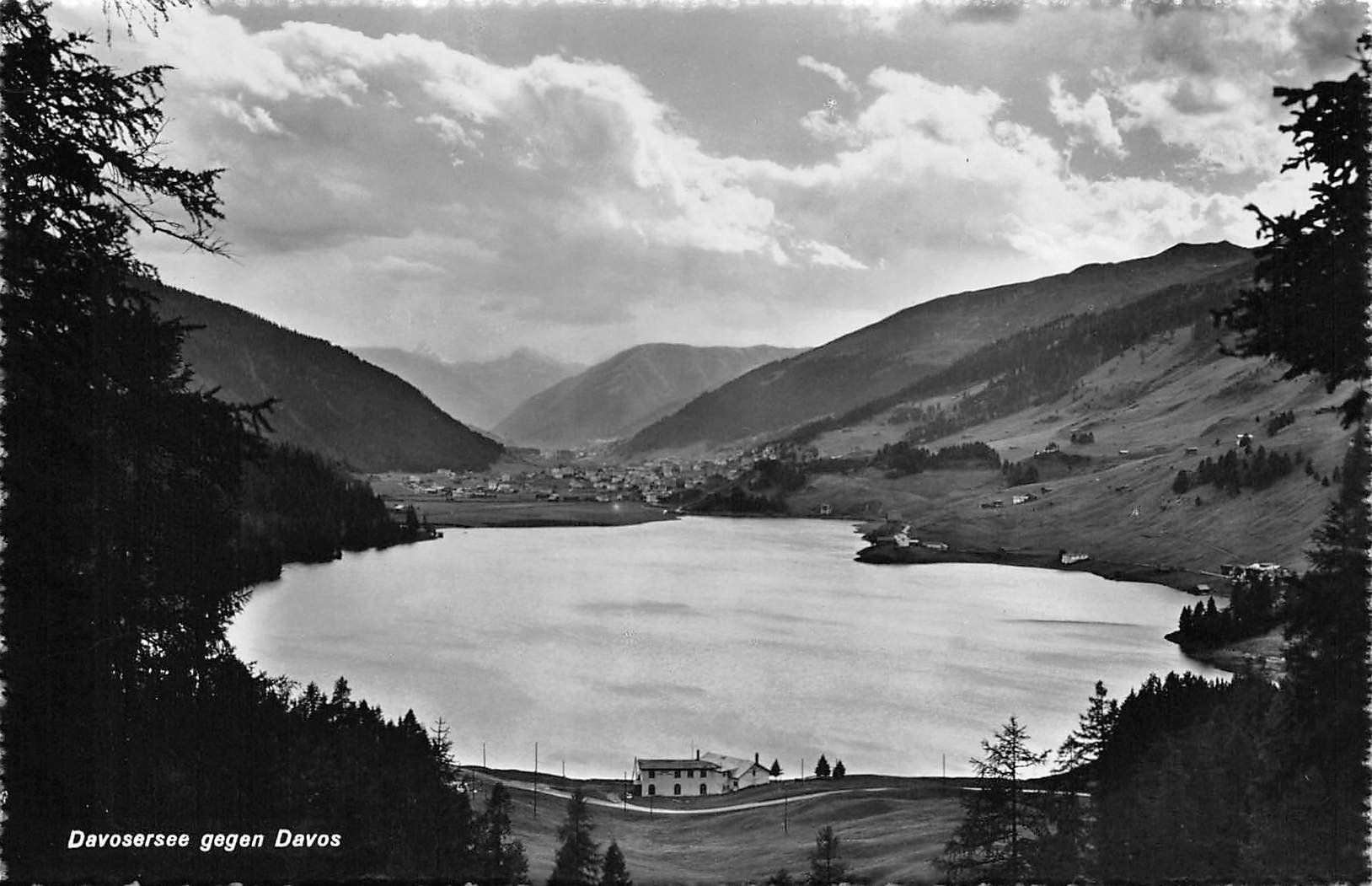 Cartoline postali: 2x Davos, Davosersee – Usato da Ottikon b.Kemptth. venduto da Neptun1974