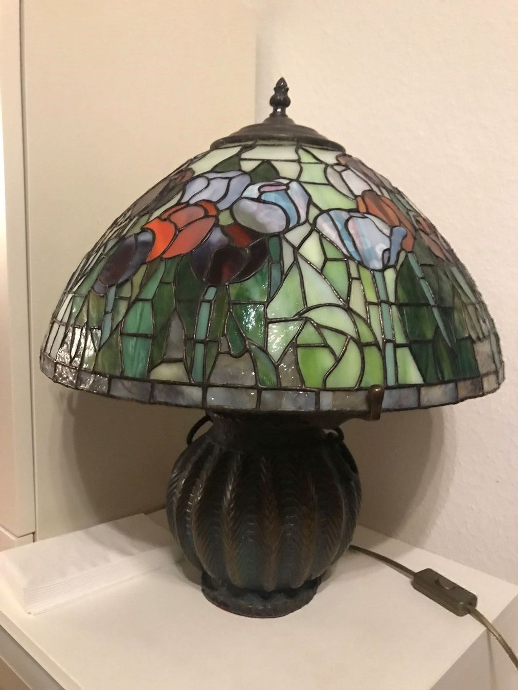 Lampade: Tiffany Glas Lampe – Nuovo e nell'imballaggio originale da Volketswil venduto da rerererarara 3