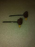 haarschmuck,,ice,,,braun und gelb