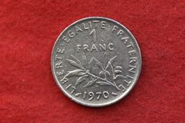 währung francaise 1970