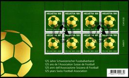 2020 Kleinbogen 125 Jahre Schw. Fussballverband 1771 Ersttag