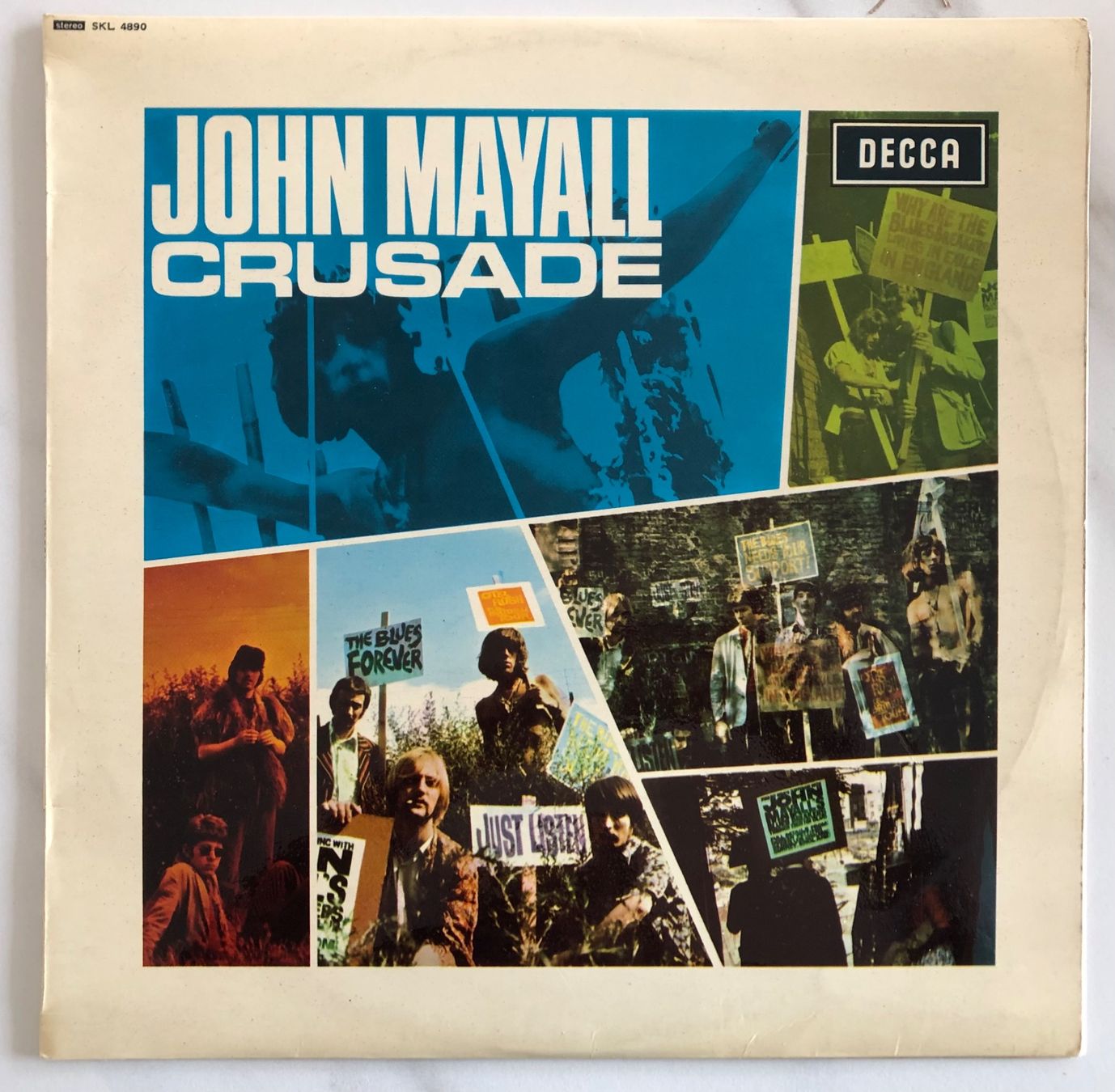 Vinyles: JOHN MAYALL, JOHN MAYALL'S BLUESBREAKERS - CRUSADE – D'occasion à Poliez-Pittet par Newtown-Records