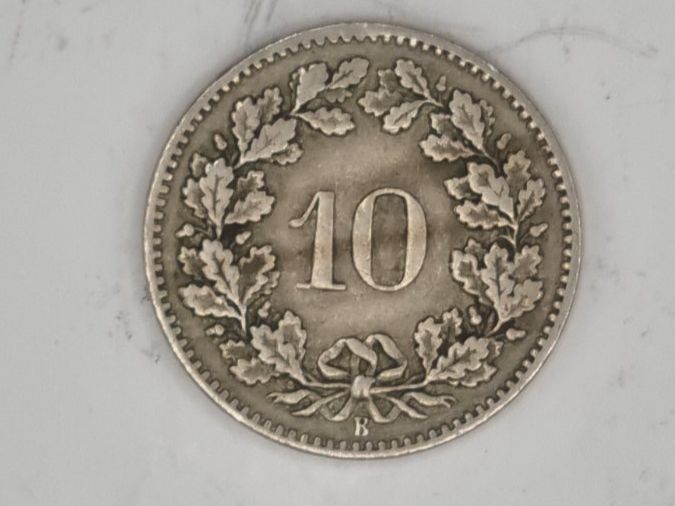 Tutti le monete: 10 rappen 1885 – Usato da Bure venduto da chap981 1