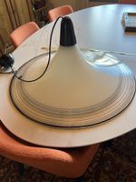 Vintage Hängelampe Glas, Durchmesser 70 cm, Top Zustand!