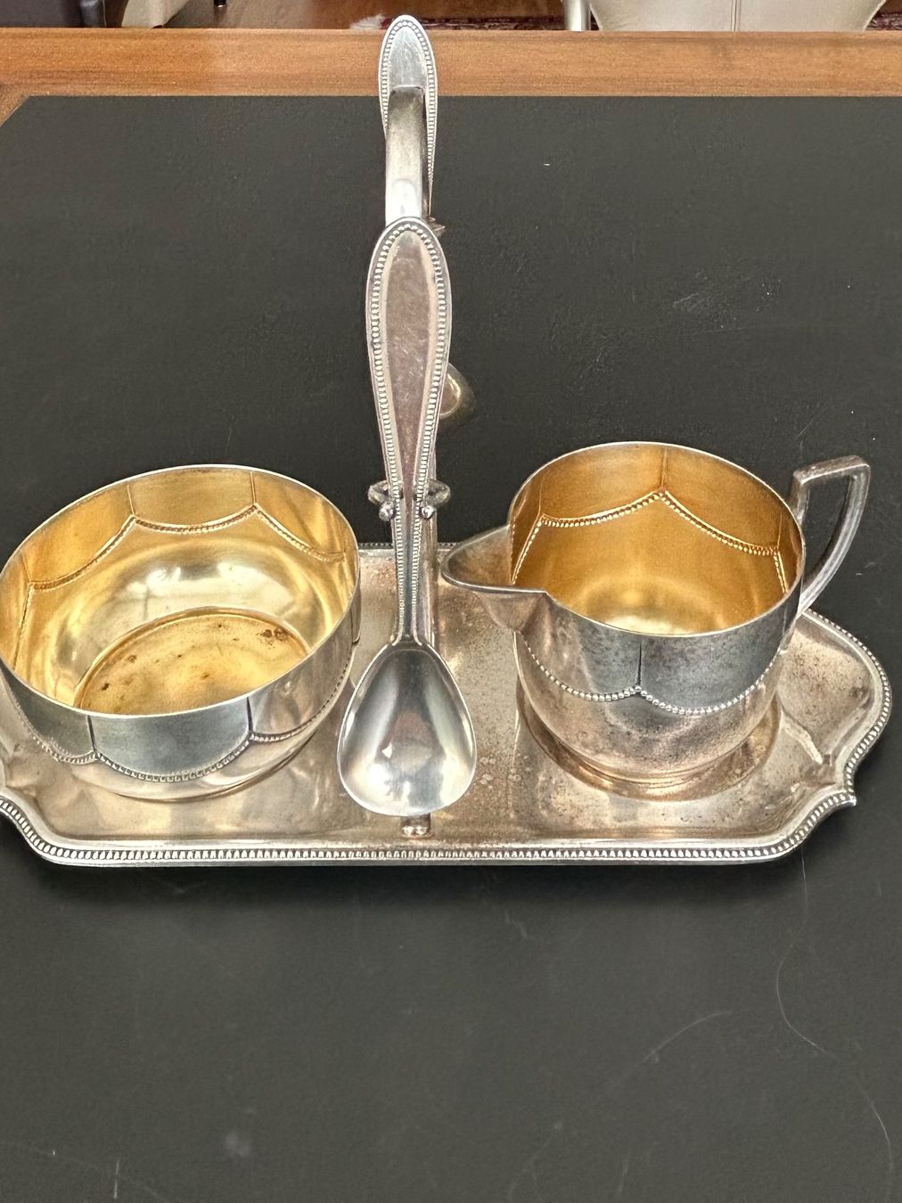 Tutte le decorazioni: Antikes versilbertes Set – Usato da Zumikon venduto da tuna007