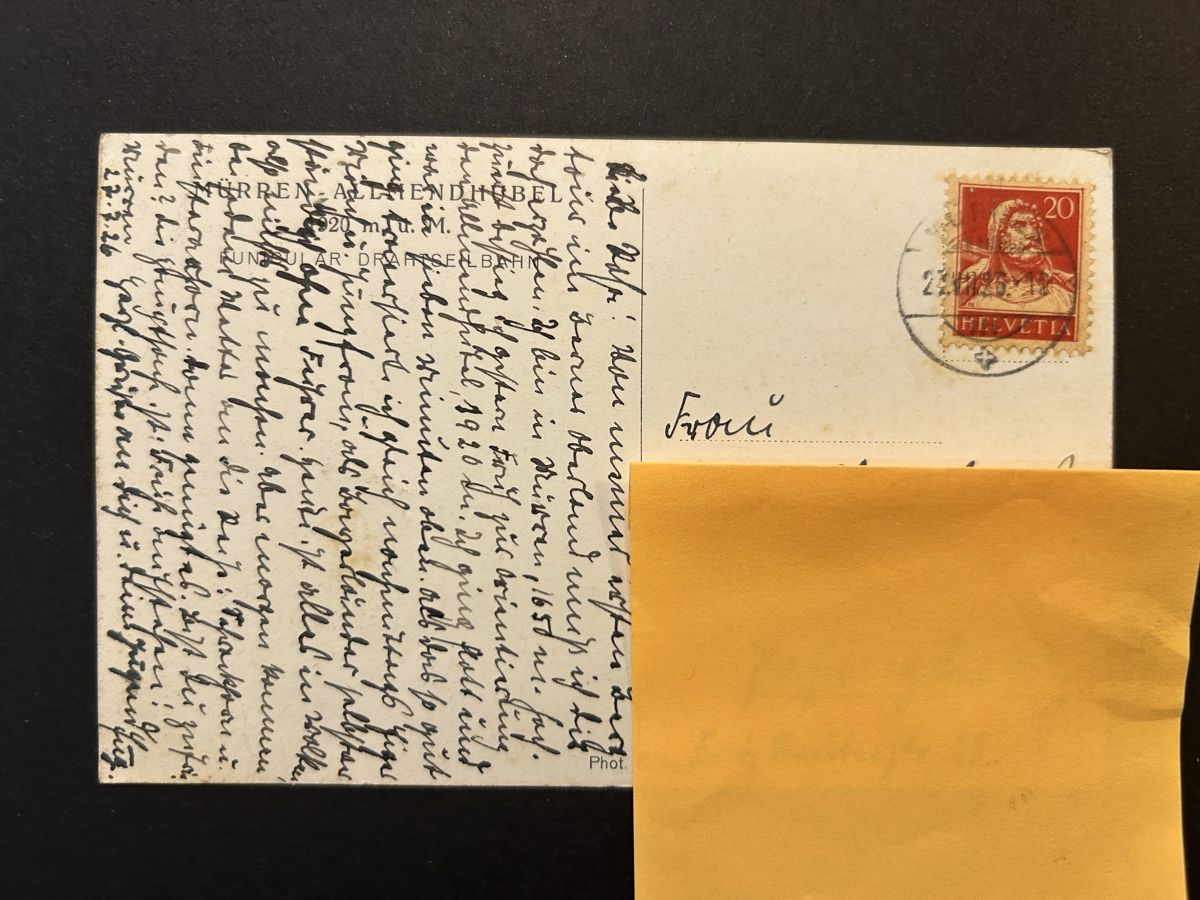 Cartoline postali: Mürren Allmend Hotel – Usato da Fanas venduto da Alessio11 1