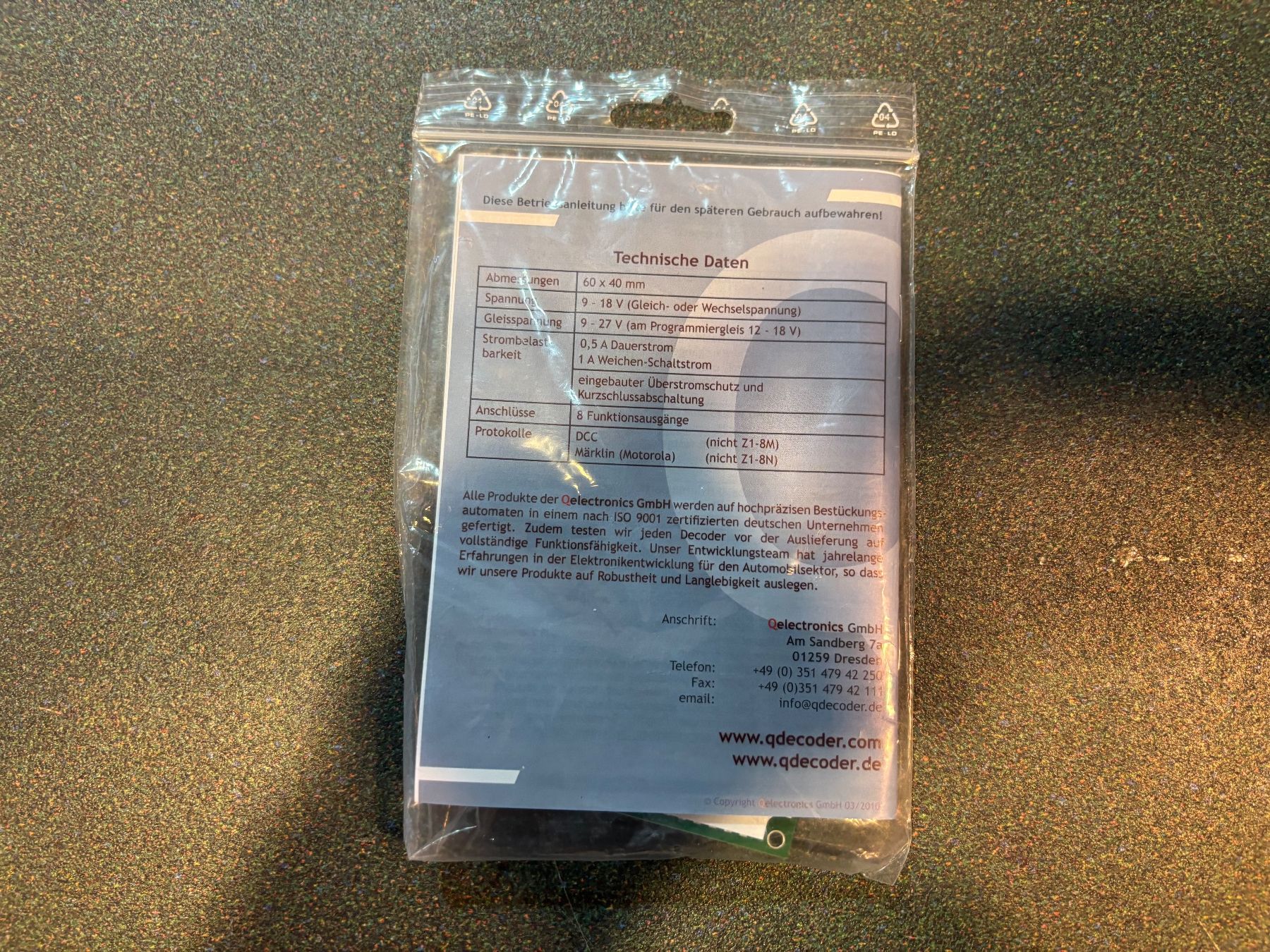 Swiss Modellini di ferrovie: Q decoder Z1-8+ Swiss decoder  Lichtsignal Typ L – Usato da Chiasso venduto da Carrara-Modellismo 1