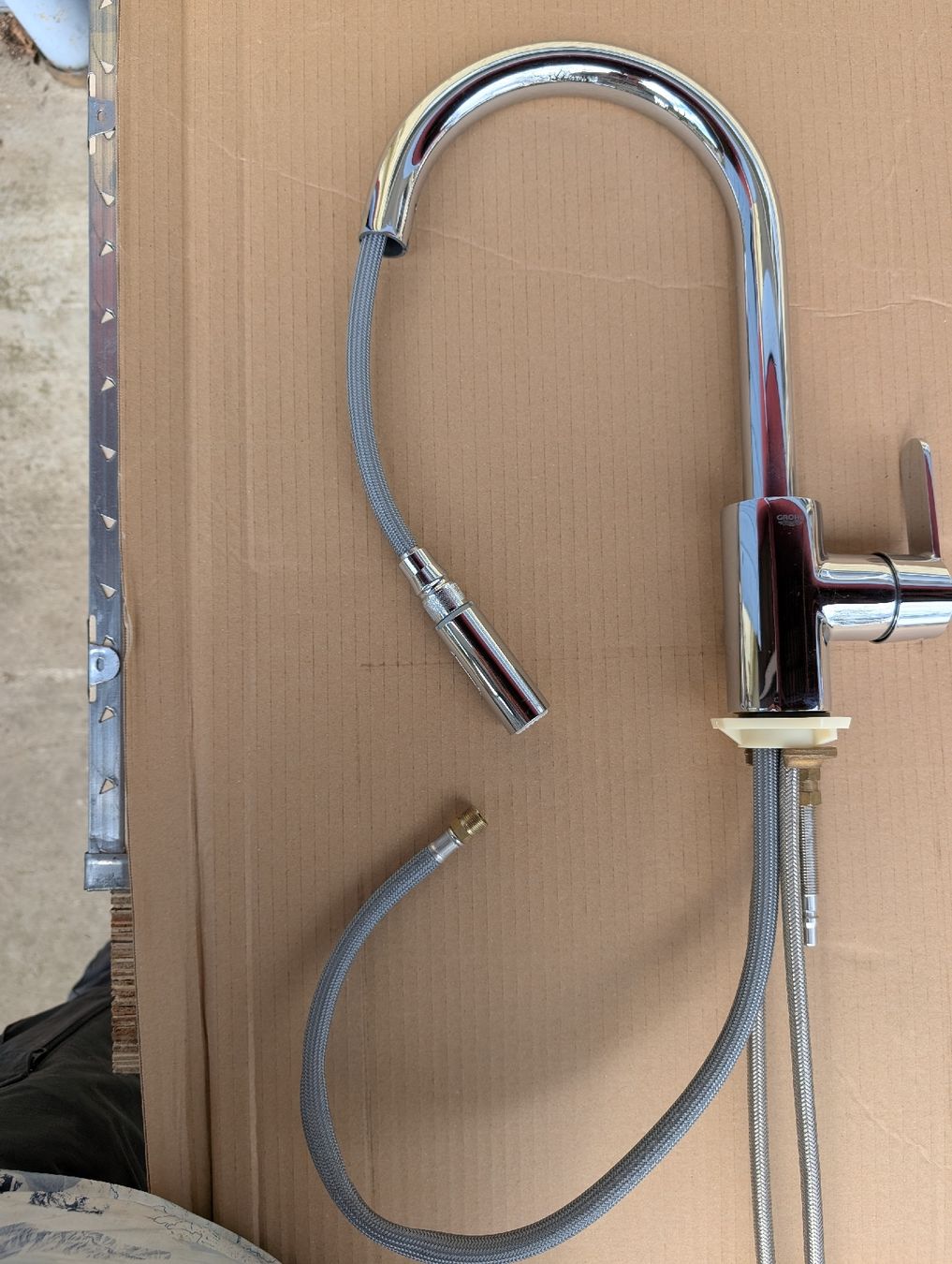 Grohe Rubinetteria: Grohe Küchenarmatur mit Ausziehbrause – Nuovo (secondo la descrizione) da Wallisellen venduto da Sladjko97 8