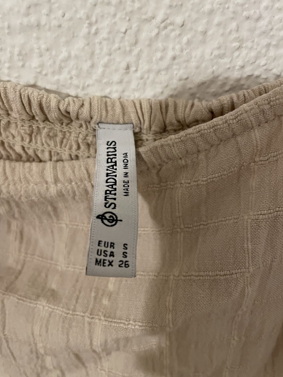 Stradivarius Kleider: Sommerkleid Stradivarius Beige Grösse S – Gebraucht aus Baden von cheyenne_5400 1