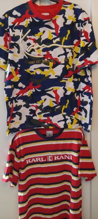 KARL KANI SET T-SHIRT S OVERSIZE super bundle TOP ZUSTAND
