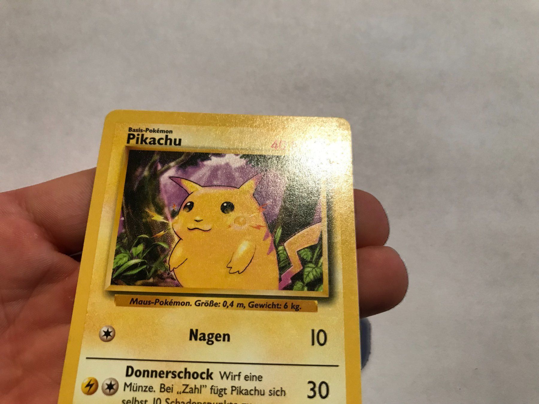 Pokémon Carte collezionabili: Pikachu Base Set DE – Usato da Hagendorn venduto da Pokecollectorch 1