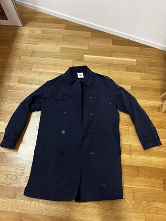 Zara Herren Trenchcoat, Grösse XL, Dunkelblau