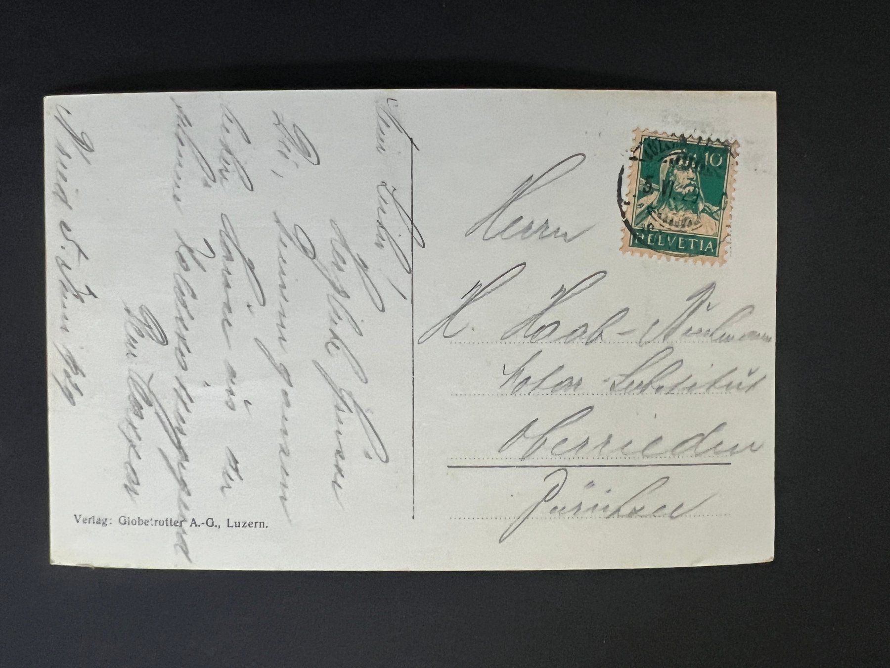 Ansichtskarten: Ansichtsk. 1929 Beckenriedl   (V555) – Gebraucht aus Hinwil von Sidi4 1
