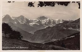 ALPIN: Jungfraugruppe von Beatenberg, gelaufen 1923
