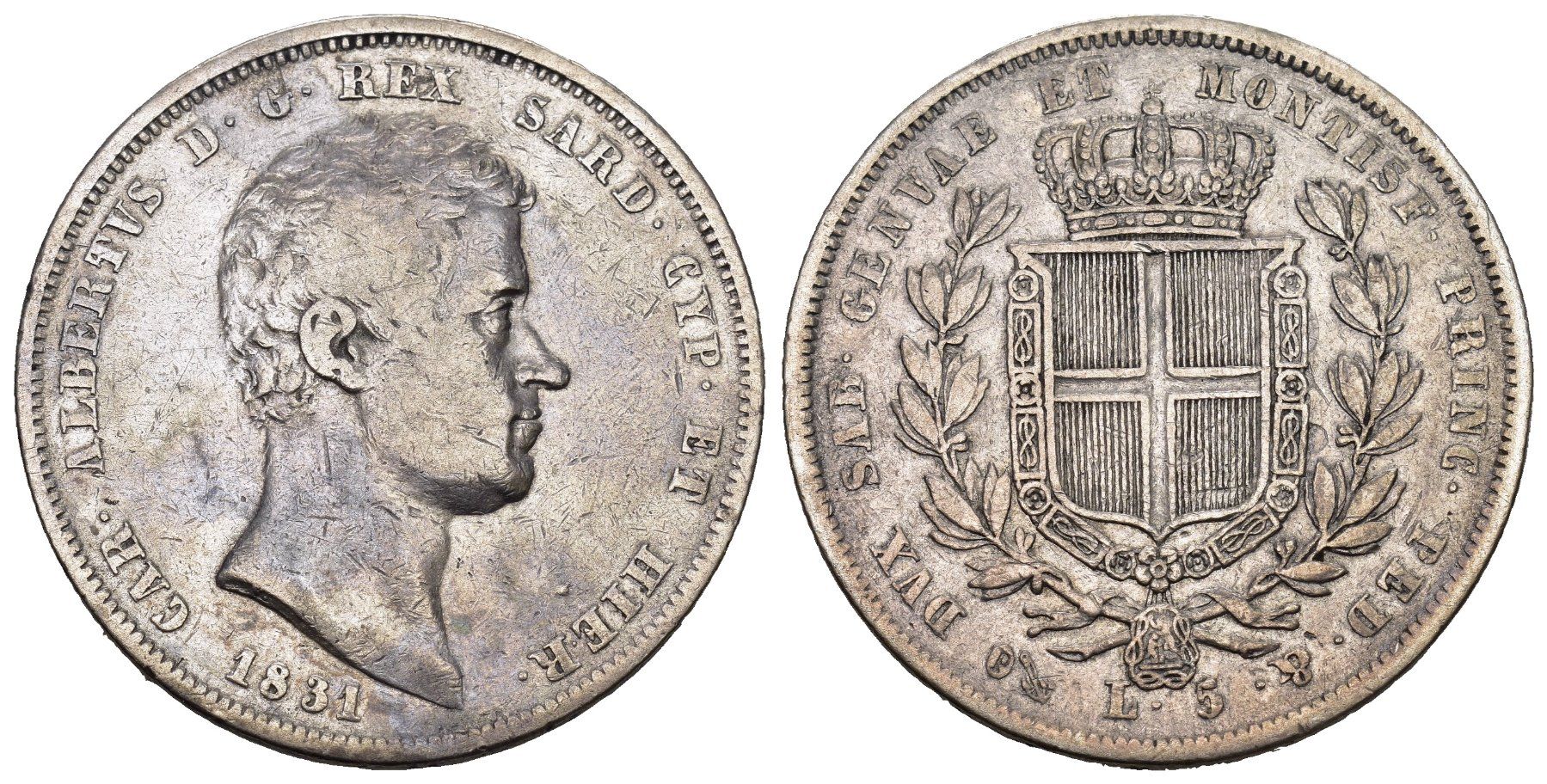 Toutes les monnaies: Sardinien 1831 – D'occasion à Bern par numismatictops