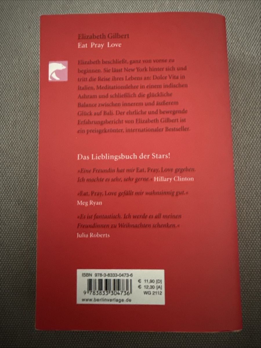 Libri: eat pray love – Usato da Luzern venduto da nin_652v 1
