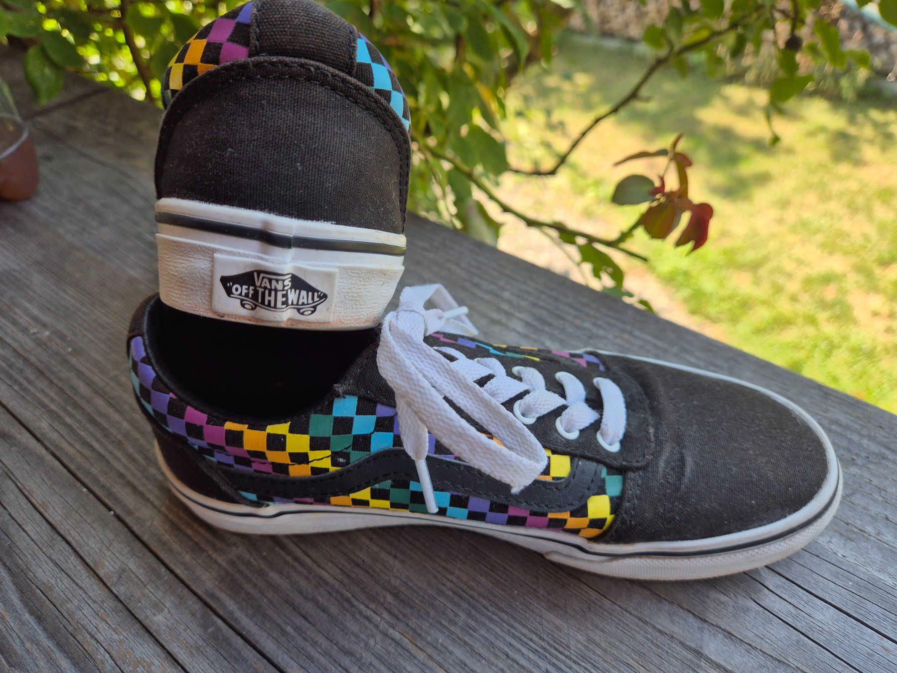 Vans Scarpe per ragazzi: Original Vans "Old Skool Karo" Turnschuhe Grösse 34 – Nuovo (secondo la descrizione) da Sennwald venduto da Grischa500