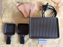 Raclette Ofen Tefal Type 400 mit zwei Pfännchen gebraucht