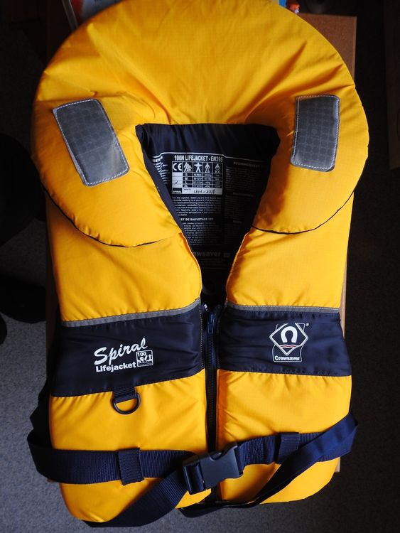 Schwimmweste Crewsaver Spiral 100 N Lifejacket Neu gem ss 