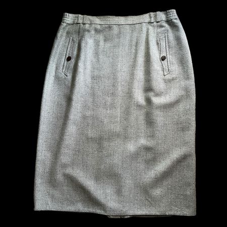 1930s Style vintage Skirt light brown  size L