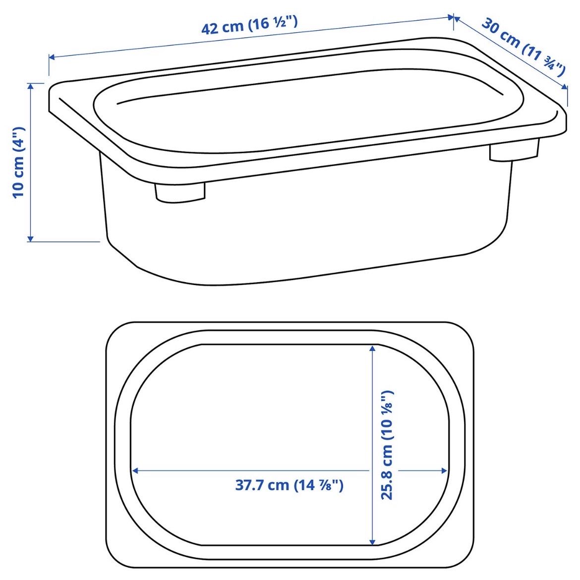 Ikea Altro in Decorazioni & Accessori: 2x Trofast Box weiss 42x30x10cm – Nuovo (secondo la descrizione) da Maur venduto da Cambrino 1