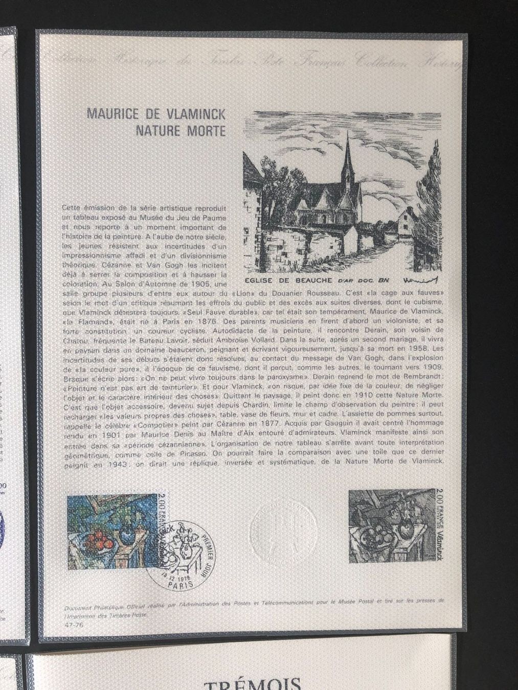 Tutti i francobolli: 4 documents Musée Postal 1976 1977 1980 Neufs** – Nuovo e nell'imballaggio originale da Lausanne venduto da ffhoud 3