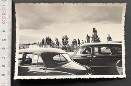 Aeroport Genève/Militär, Oldtimer Autos, ca. 1950