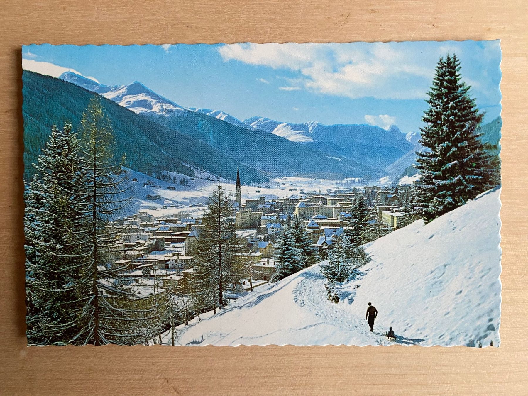 Cartoline postali: AK Davos, Höhenweg GR – Nuovo (secondo la descrizione) da deitingen venduto da popcorn02