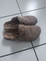 Birkenstock Boston Mules Daim Beige Taille 42 Bon état