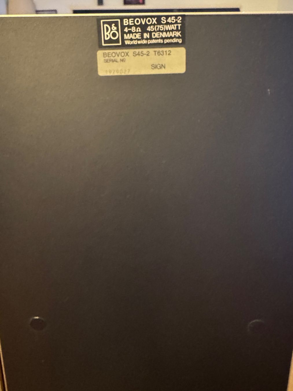 Casse acustiche: Beovox B&O S45-2 – Usato da Trimbach venduto da mej_njj9 5