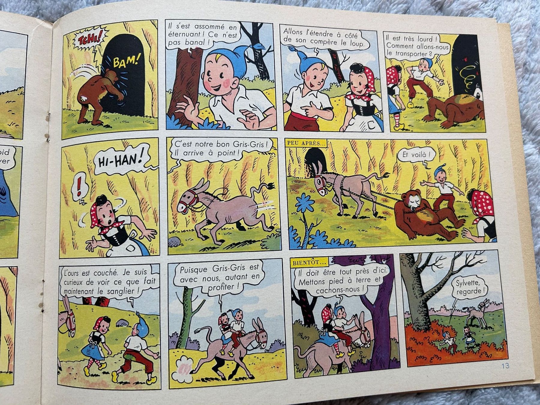 Fumetti: LES AVENTURES DE SYLVAIN ET SYLVETTE – Usato da Genève venduto da zonzon9351 2