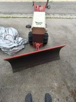 Einachser Rapid 204 mit Schneeschild und Schneefräse