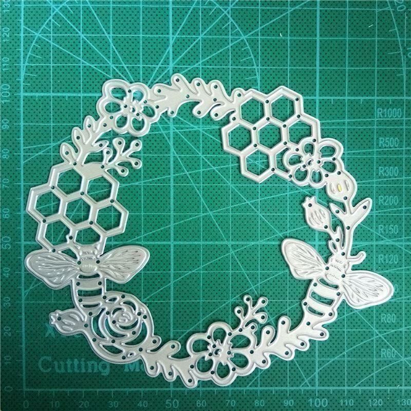 Schablonen: BIENEN UND BLUMEN STANZSCHABLONE – Neu und originalverpackt aus Affoltern am Albis von scrapbooking 2