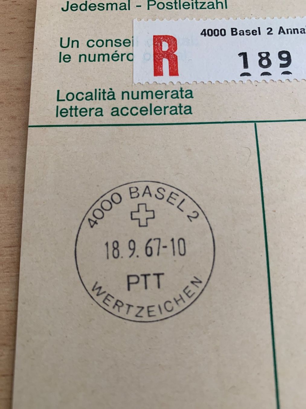 Tutti i francobolli: Alte Postkarte mit 20 Rappen PTT Wertzeichen – Usato da Ibach venduto da lisch3 1