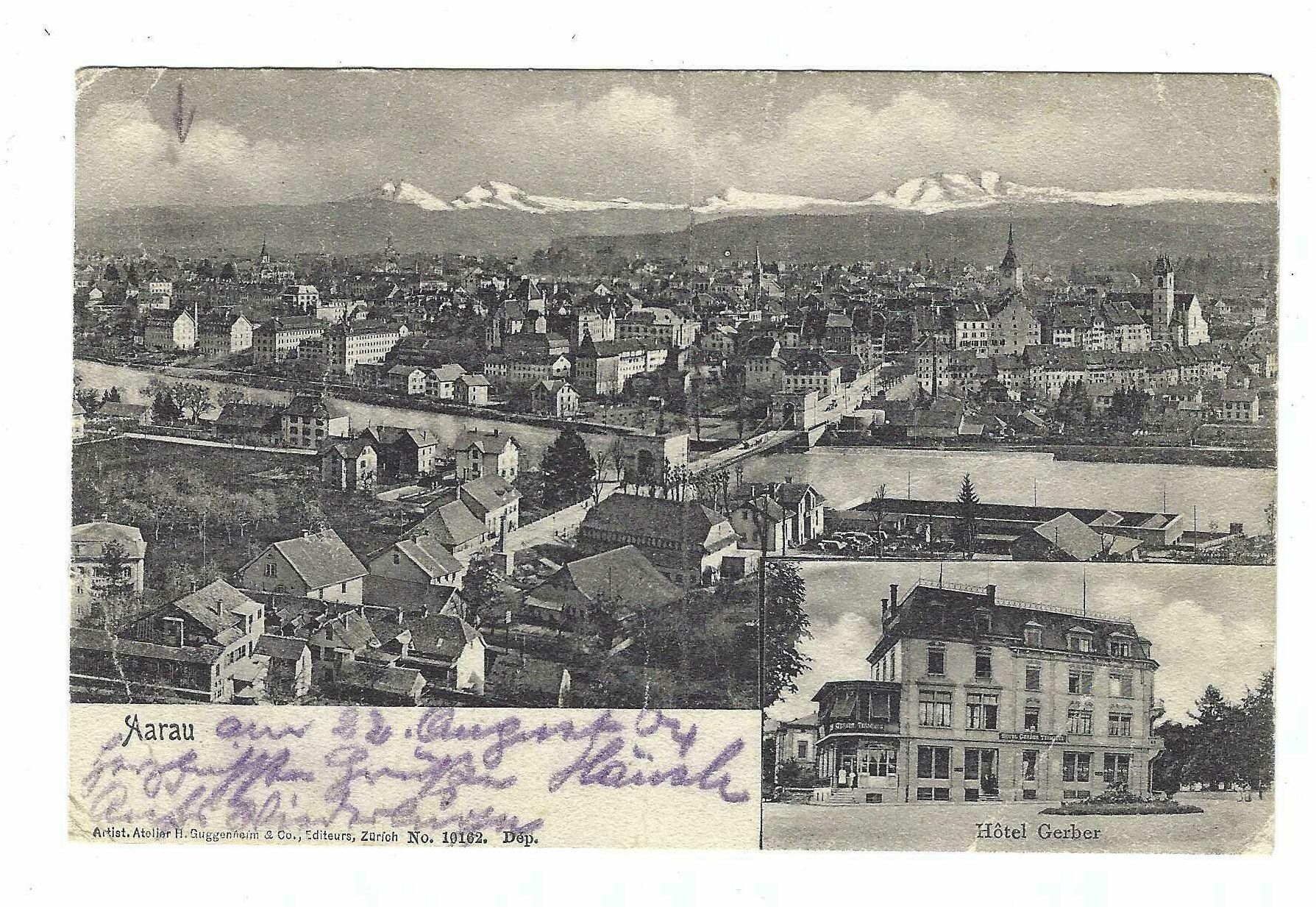 Cartoline postali: Aarau 1904 4j – Usato da Aarau venduto da fussball-fussball