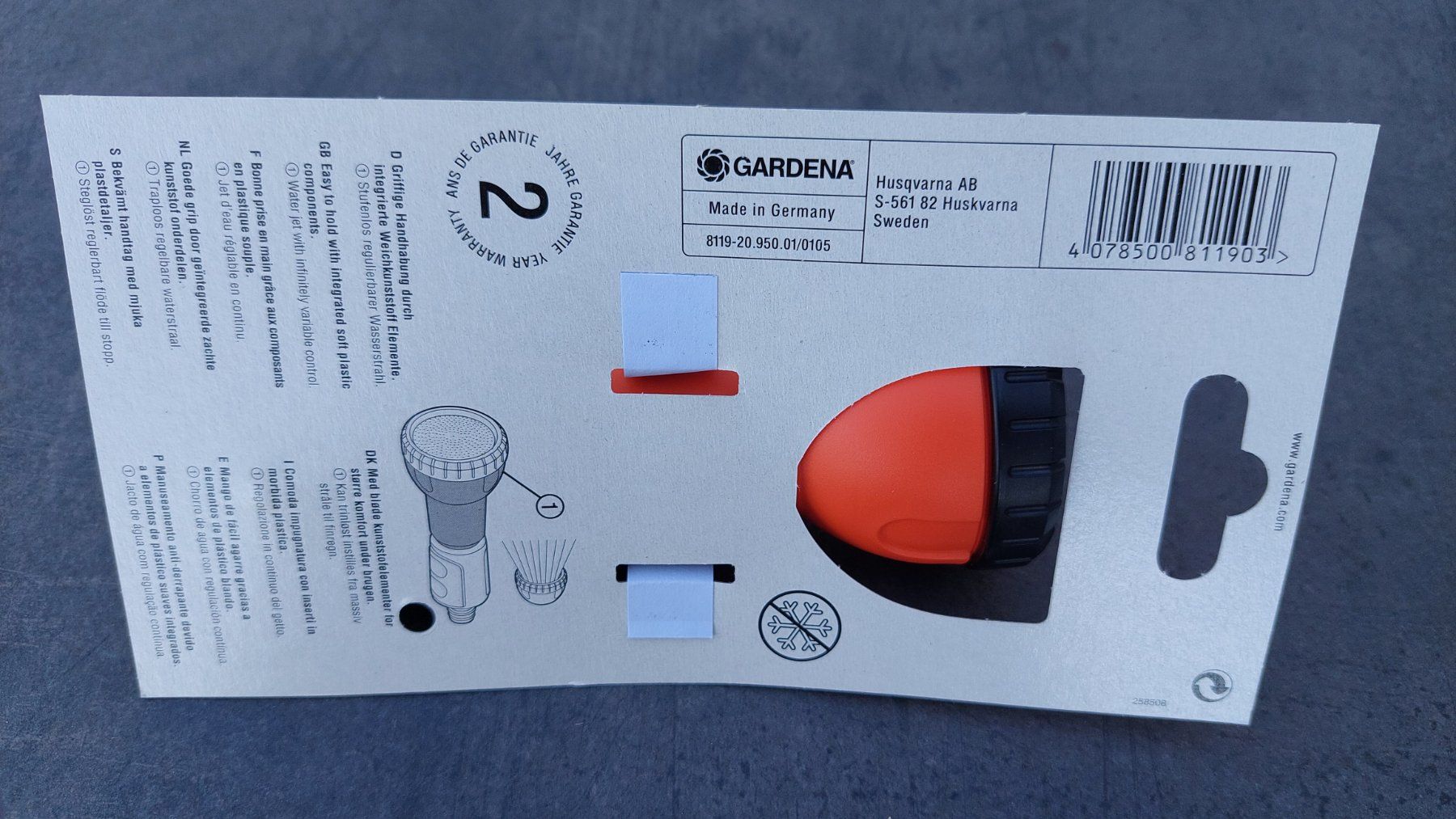 Gardena Tubi & Tubi flessibili: Gartenbrause Classic Gardena | NEU! – Nuovo e nell'imballaggio originale da Schongau venduto da lanobe 3