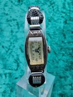 Sehr rare antike 0.925 Silber Damen Armbanduhr, Handaufzug
