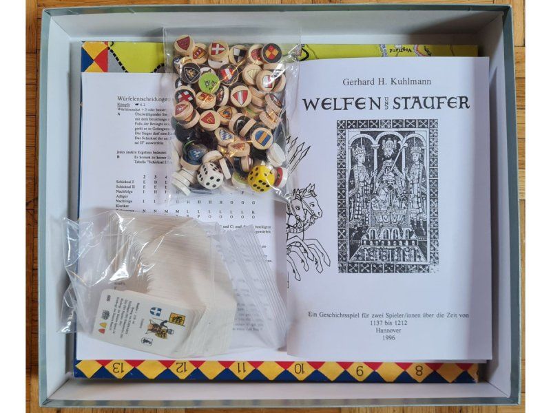 Spiele: Brettspiel "Welfen und Stauffer" – Gebraucht aus Zürich von Desmond01 2