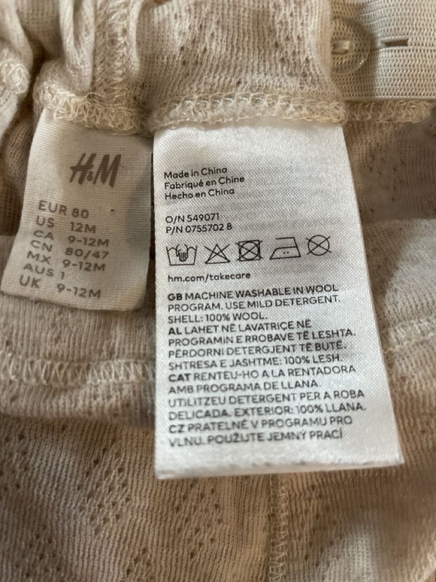 H&M Pantaloni: Dünne Hose aus Wolle 80 – Usato da Baar venduto da angelitam 1