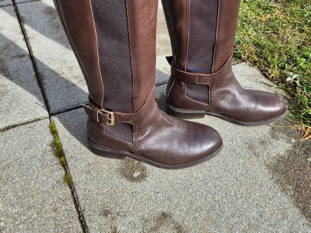 Aldo Damenschuhe: Bottes hautes ALDO marron, taille 36 – Gebraucht aus Les Geneveys-sur-Coffrane von papoute 5