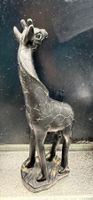 Kleine  - Skulptur   -  schwarzer Giraffe /   ca. 23 cm hoch