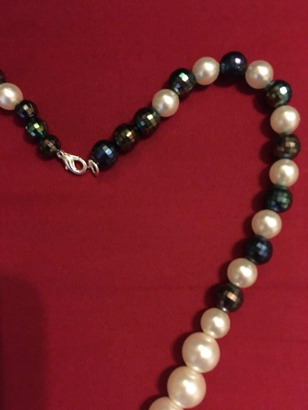 Perle (finte): Perlen Kette WUNDERSCHÖNES Weihnachtsfest Geschenk!!! – Usato da Bellinzona venduto da LuganoBoutique 4