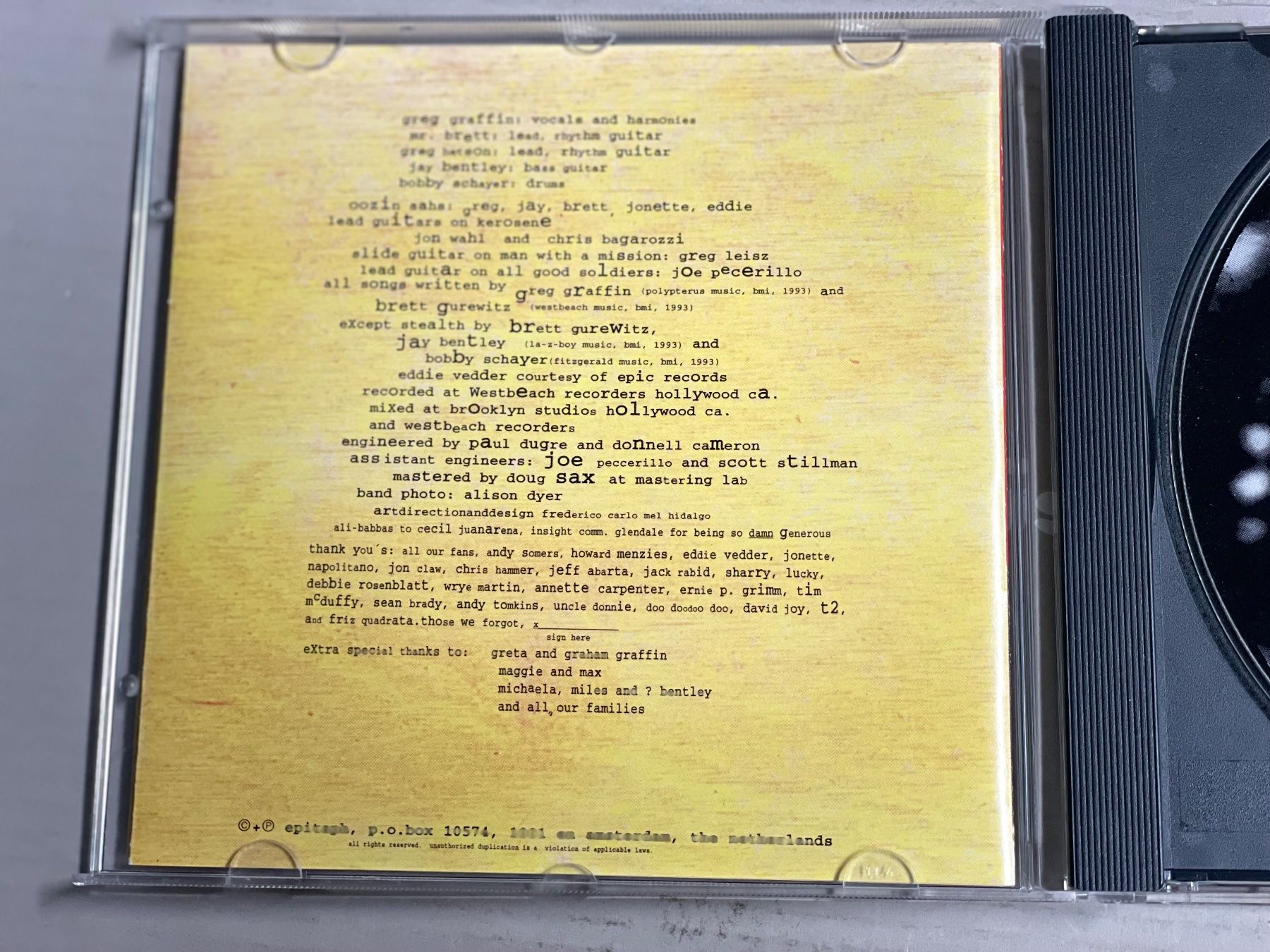 CD: Bad Religion - Recipe For Hate – Usato da Muri b. Bern venduto da AdidasCollector 1