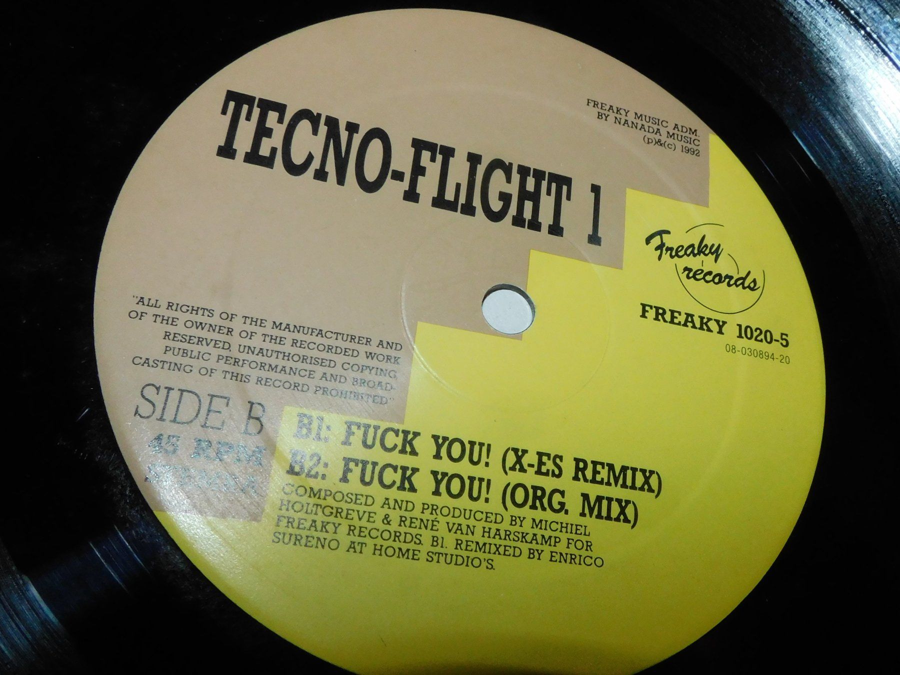Dischi in vinile: LP Schallplatte Tecno Flight 1  - 1992 - Remix House Techno – Usato da Sursee venduto da 76 1
