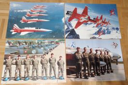 4x Poster  Fliegerstaffel Patrouille Suisse