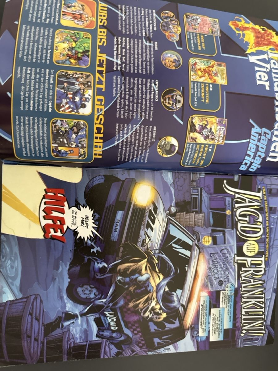 Fumetti: Fantastische Vier Comic mit Captain America – Usato da Staad SG venduto da Dut_wwd8 2