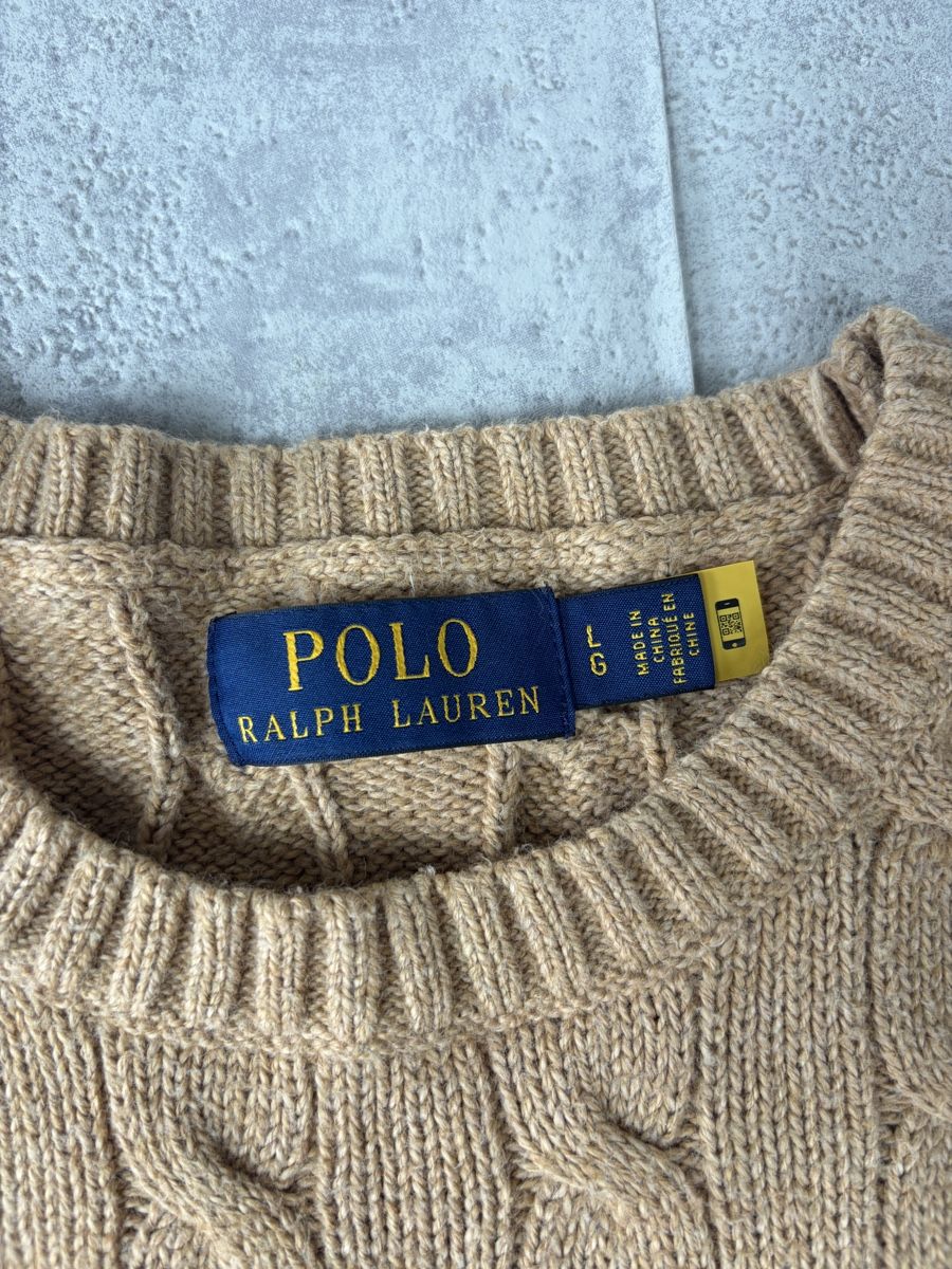 Ralph Lauren Pullover & Sweatshirts: Pull maille torsadée Polo Ralph Lauren Beige - L qr code #46 – Neu (gemäss Beschreibung) aus Hauterive NE von Leo_o 3