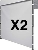Pack de 2 murs parois latérales pour tente pliable 3m