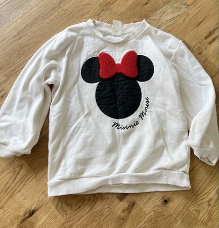 Mädchen Pullover H&M Gr. 104 Minnie Mouse