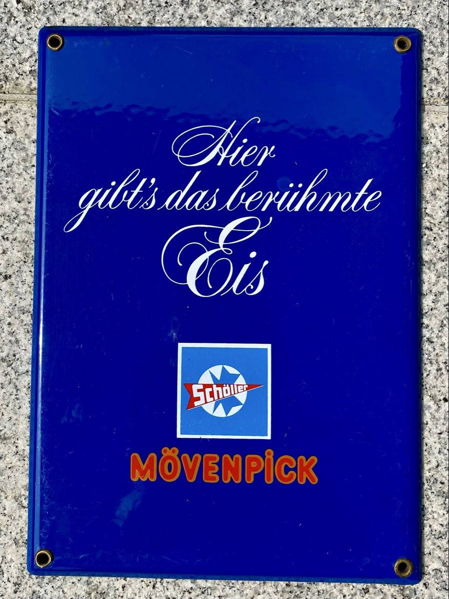 Insegne: Emaille Schild Mövenpick – Usato da Rotkreuz venduto da Once0